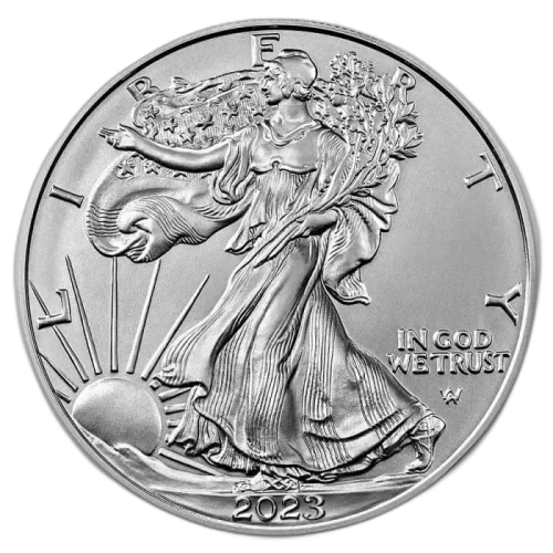 Srebrna moneta Amerykański Orzeł 1oz USA 2023 Ag 999 United States Mint