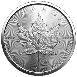srebrna moneta Maple Leaf 2023 Kanada Royal Canadian Mint 1oz Ag 9999 Elżbieta II