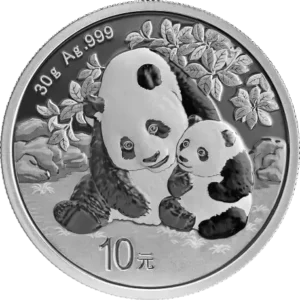 Srebrna moneta Panda 2024 Chińska 30g Chiny Ag 999