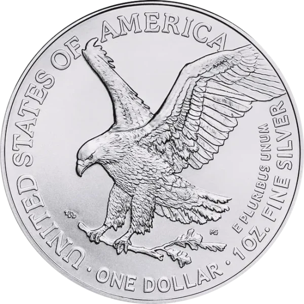 amerykanski-orzel-2024-1-uncja-srebra-awers Srebrna Moneta Amerykański Orzeł 1oz USA 2024 | Ag 999
