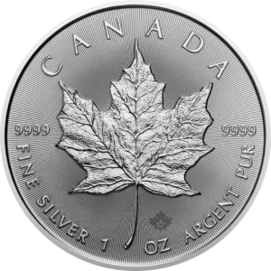 Srebrna moneta Maple Leaf Bullion 1 oz Kanada 2024 Ag 9999