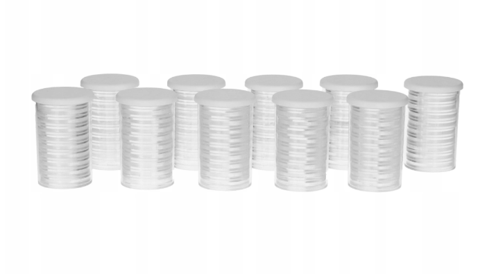 Tubka+Kapsle na monety 39 mm