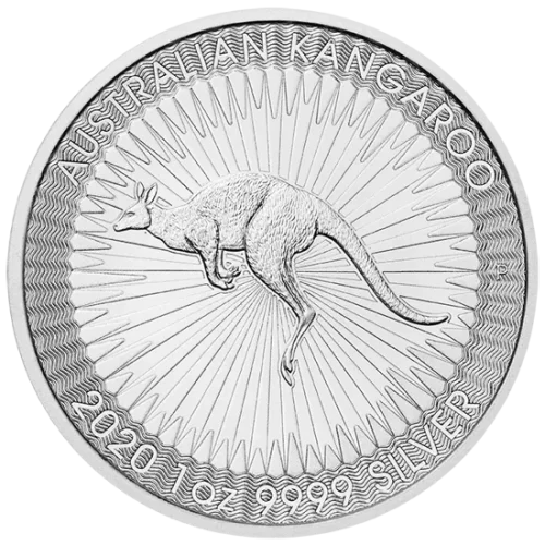 Australijski-Kangur-1-uncja-Srebra-2020-rewers Srebrna Moneta Australijski Kangur 1 oz Australia 2020 | Ag 9999