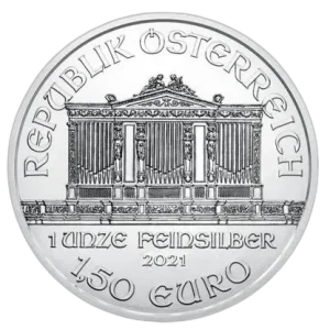 Wiedenski-Filharmonik-1-uncja-Srebra-2021-awers Wiedeński Filharmonik 1 uncja srebra 2021 - Ag 999
