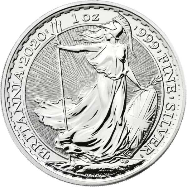 britannia-1-uncja-srebra-2020-rewers Srebrna Moneta Britannia 2020 1oz – srebrna moneta bulionowa Ag 999, The Royal Mint Wielka Brytania
