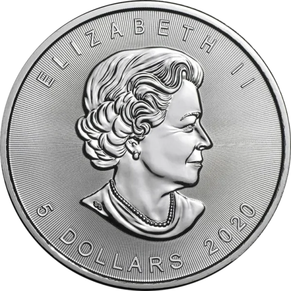 Srebrna Moneta Kanadyjski Liść Klonowy 1 oz Kanada 2020 | Ag 9999