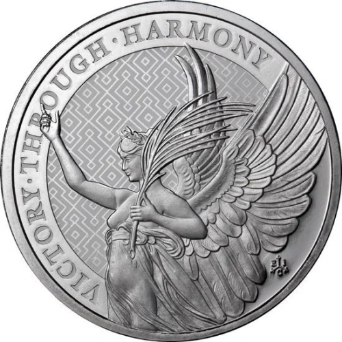 pol_pm_The-Queens-Virtues-Victory-1-uncja-Srebra-2021-4865_1 Srebrna moneta Victory 2021 East India Company Queen's Virtues 1oz Ag 999 St Helena Elżbieta II