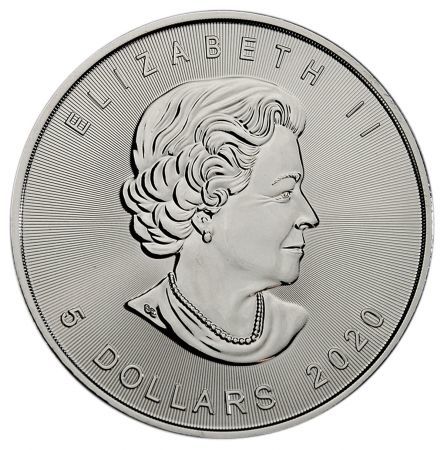 Royal Canadian Mint: Maple Leaf/Liść Klonu 1 uncja srebra 2020 - obrazek 2