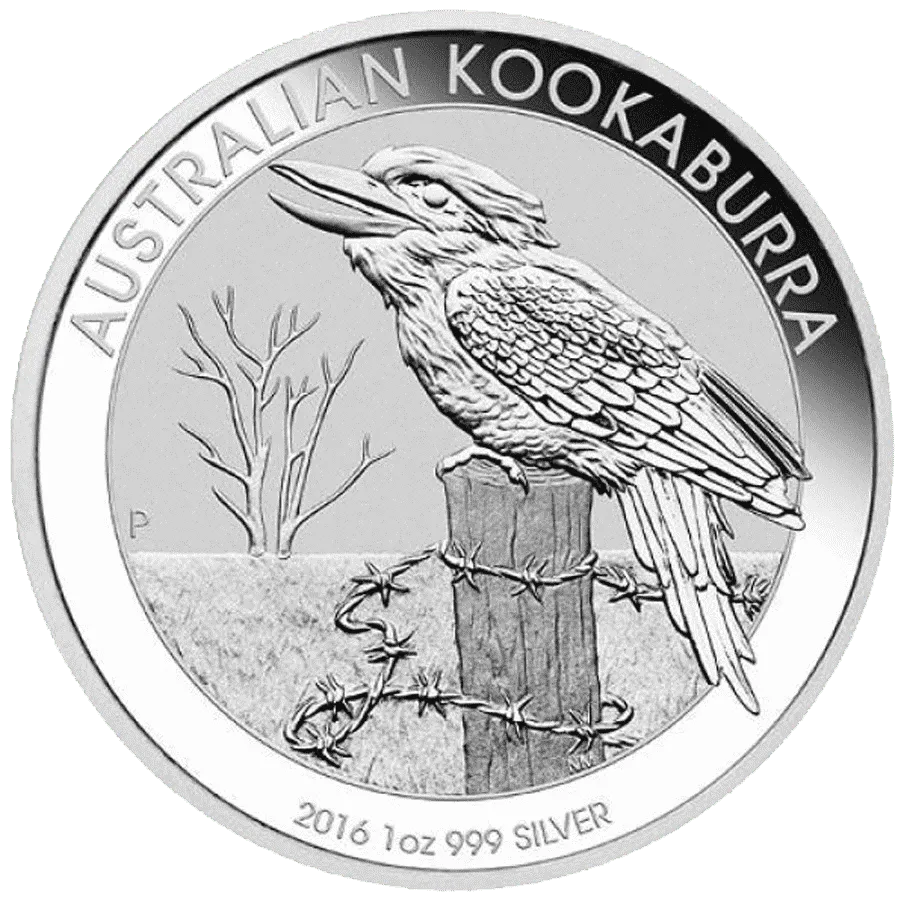 Kookaburra 1 uncja srebra 2016
