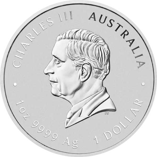 Lunar-III-Rok-Weza-1-uncja-Srebra-2025-awers Srebrna Moneta Lunar III Rok Węża 1 oz Australia 2025 | Ag 9999