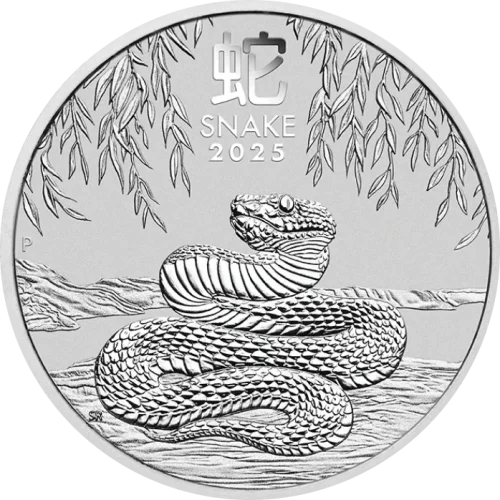 Srebrna Moneta Lunar III Rok Węża 1 oz Australia 2025 | Ag 9999
