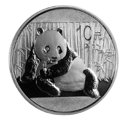 Chińska Panda 1 uncja srebra 2015