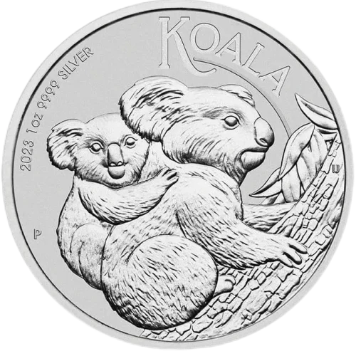 koala-2023-1-uncja-srebra-rewers Srebrna moneta Koala 2023 Perth Mint Australia 1oz Ag 9999 Karol III