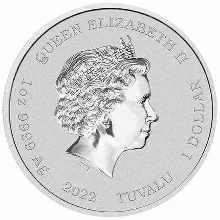 Srebrna Moneta James Bond 007 Logo Czarne 1oz Australia 2022 | Ag 9999 - obrazek 2