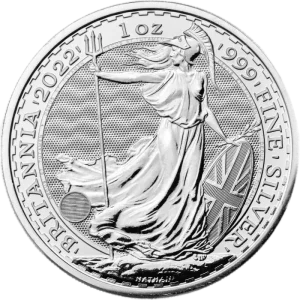 britannia-2022-1-uncja-srebra-rewers Srebrna moneta Silver Britannia 1 oz Wielka Brytania 2022 Ag 999