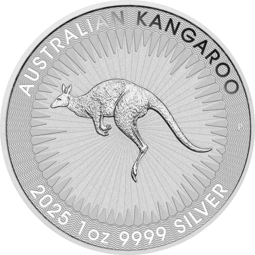 Australijski-Kangur-1-uncja-Srebra-2025-rewers Perth Mint: Australijski Kangur 1 uncja srebra 2025