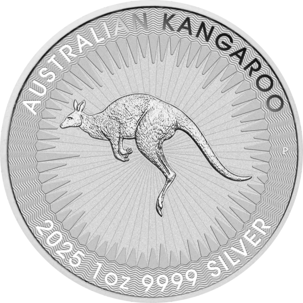 Perth Mint: Australijski Kangur 1 uncja srebra 2025