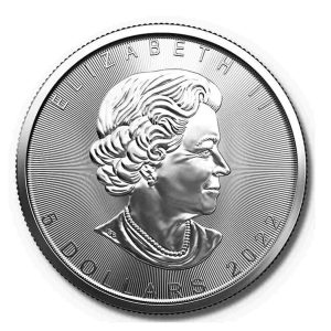 Srebrna Moneta Maple Leaf Bullion 1oz Kanada 2022 | Ag 9999