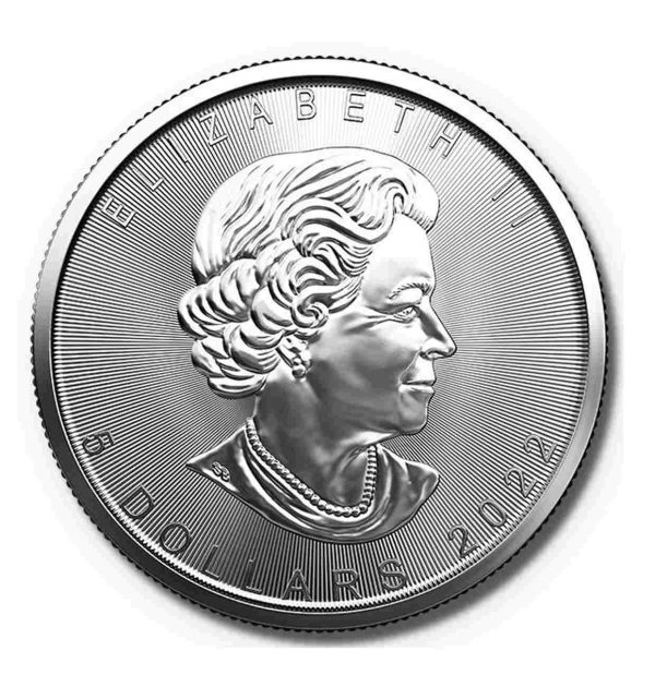 Srebrna Moneta Maple Leaf Bullion 1oz Kanada 2022 | Ag 9999