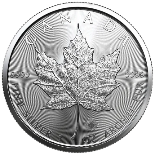 kanadyjski-lisc-klonowy-2022-1-uncja-srebra-rewers Srebrna moneta Silver Maple Leaf 1 oz Kanada 2022 Ag 9999