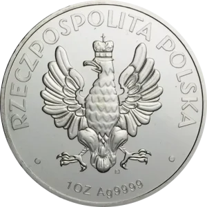 Srebrny Medal Jadwiga Głowa Kobiety 1oz Polska | Ag 999