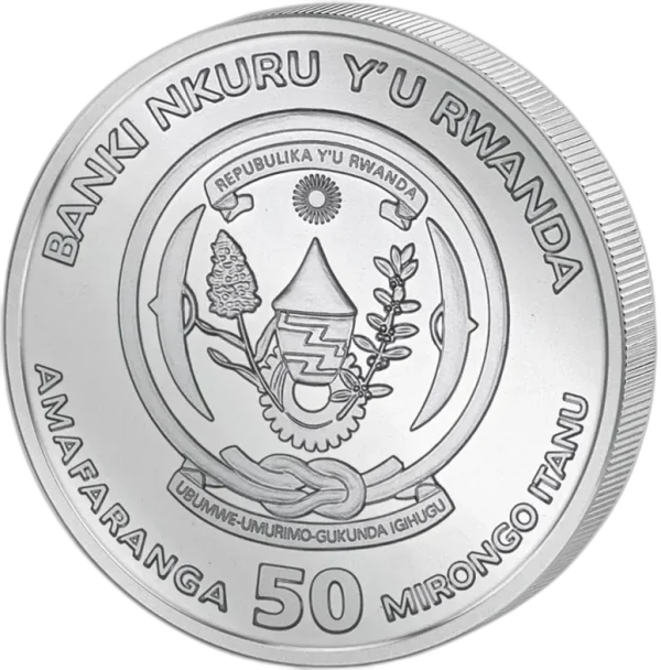 Srebrna Moneta Lunar Rok Konia 1oz Rwanda 2026 | Ag 999