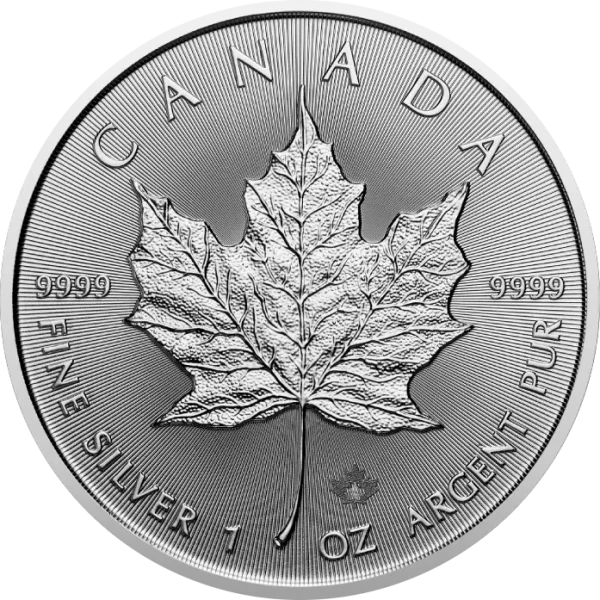 srebrna moneta Maple Leaf 2025 Kanada Royal Canadian Mint 1oz Ag 9999
