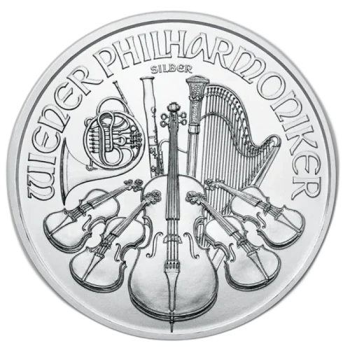 wiedenski-filharmonik-2022-1-uncja-srebra-rewers Srebrna moneta Wiedeński Filharmonik Vienna Philharmonic 1 oz Austria 2022 Ag 9999