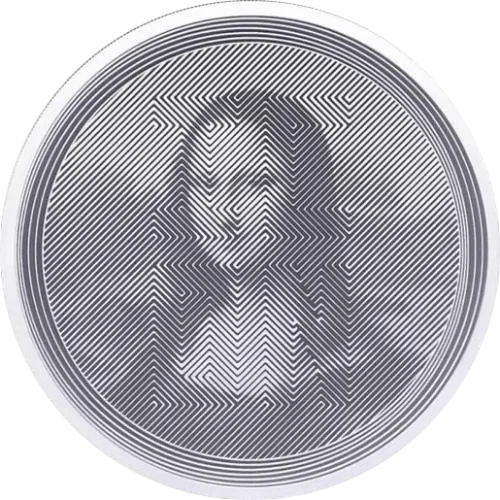 Icon-Mona-Lisa-1-uncja-Srebra-2021-rewers Srebrna moneta Mona Lisa 1oz Słowacja Pressburg Mint 2020 Ag 999 Prooflike Leonardo da Vinci