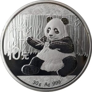 Srebrna moneta Panda 30g Chińska Chiny 2017 Ag 999
