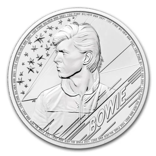 Legendy Muzyki-David Bowie 1 uncja srebra 2021