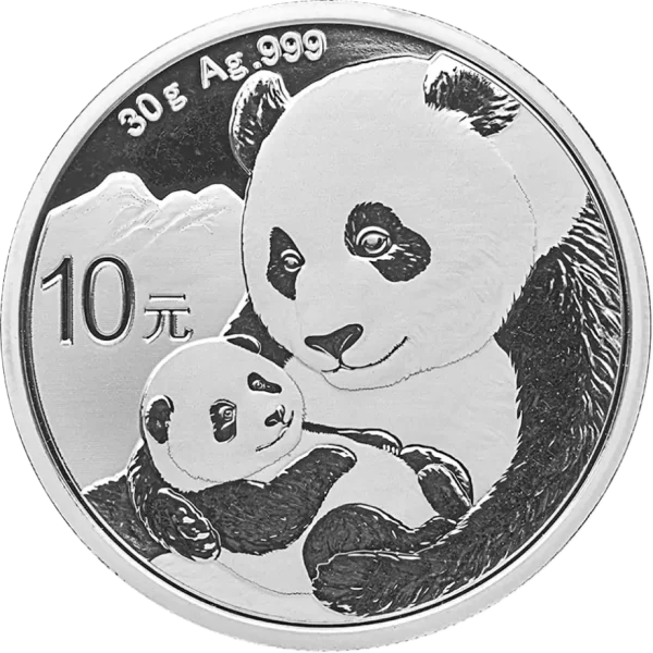 Srebrna moneta Panda 2019 Chińska 30g Chiny Ag 999