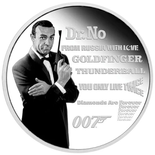 James Bond Legacy-Sean Connery Proof 1 uncja srebra 2021