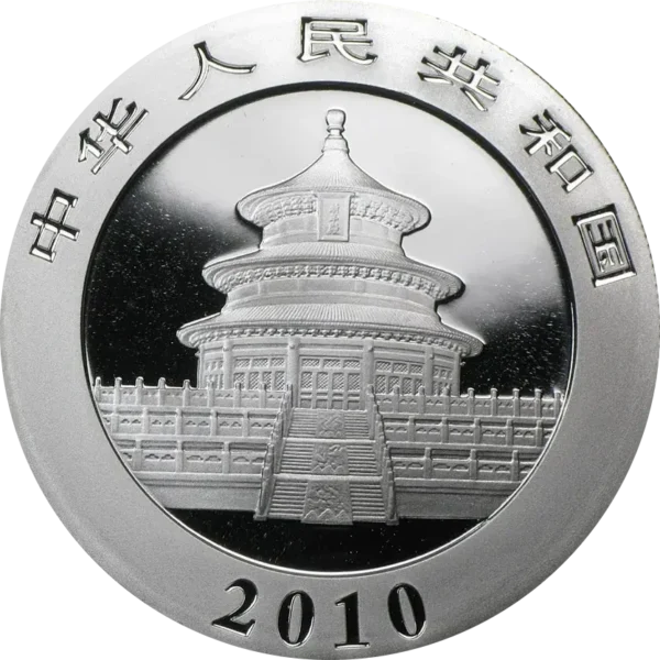 Srebrna Moneta Chińska Panda 1 oz Chiny 2010 | Ag 999