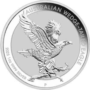 Australijski Orzeł Wedge-Tailed Eagle 1oz Australia Perth Mint 2023 Ag 9999 Karol III