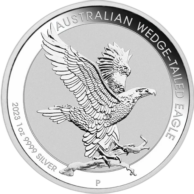 Australijski Orzeł Wedge-Tailed Eagle 1 uncja srebra 2023
