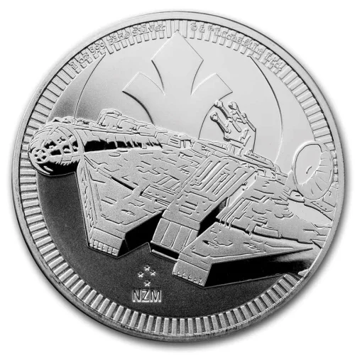 Star-Wars-Millennium-Falcon-1-oz-rewers Star Wars-Millennium Falcon 1oz 2021 – Moneta Srebrna 999 (1 uncja)