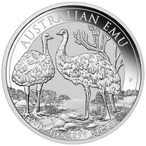 Australijski-Emu-1-uncja-Srebra-2019-front Srebrna Moneta Australijski Emu Proof 1 oz Australia 2019 | Ag 9999