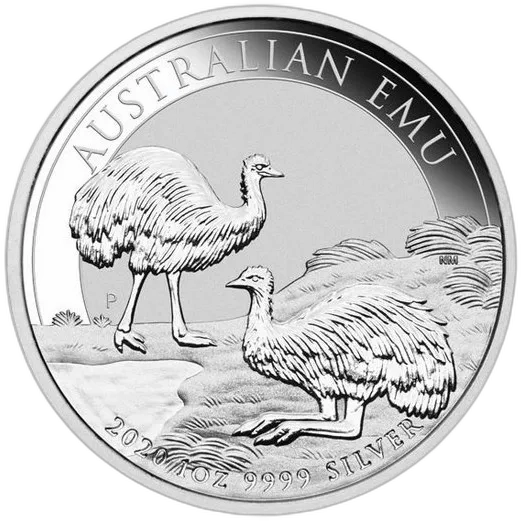 Srebrna Moneta Australijski Emu 1 oz Australia 2020 | Ag 9999