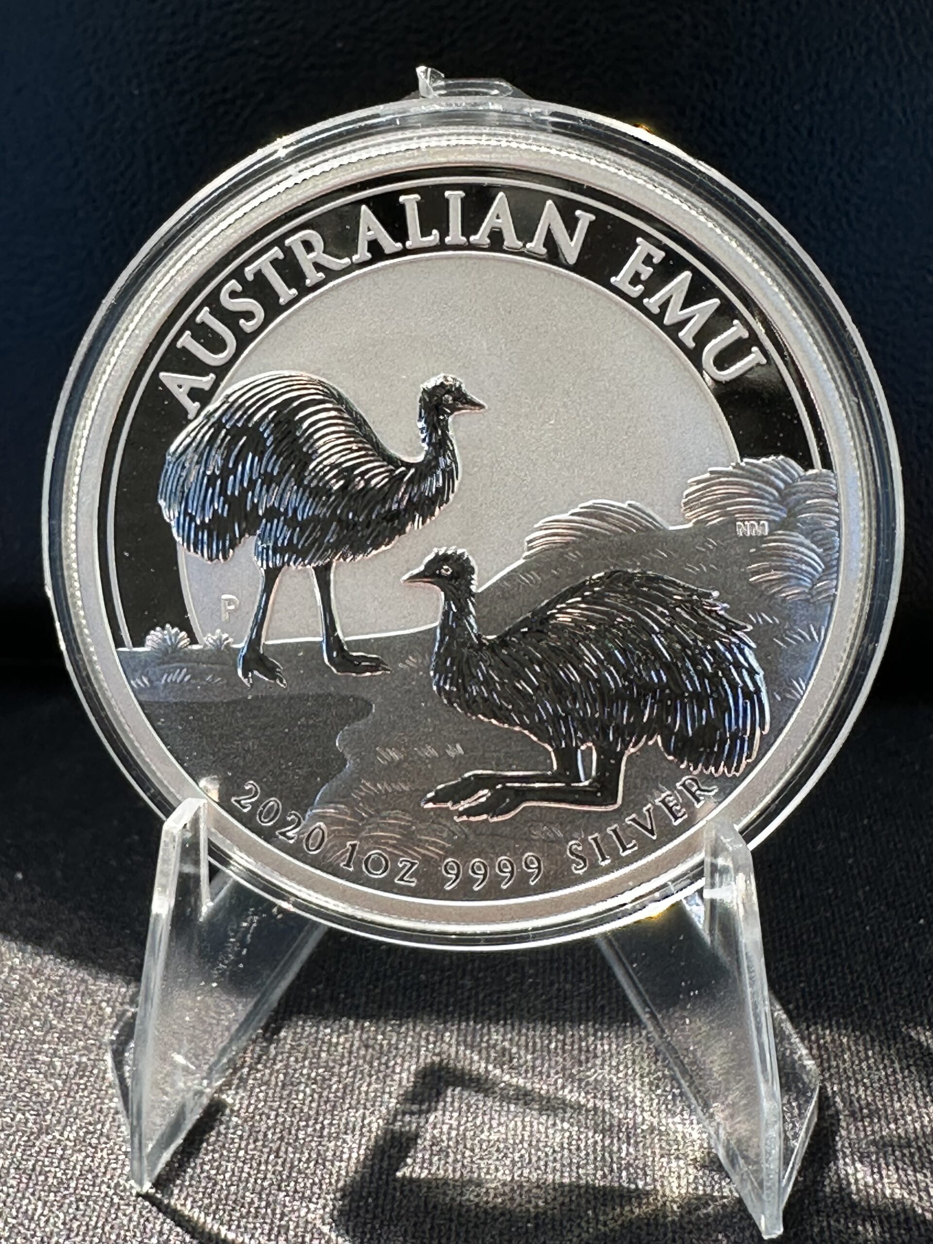 Srebrna Moneta Australijski Emu 1 oz Australia 2020 | Ag 9999 - obrazek 3
