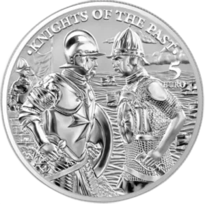 srebrna moneta Malta 2022 Knights of the Past Germania Mint 1oz Ag 9999