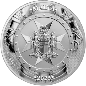 Srebrna Moneta Knights of the Past Germania Mint 1oz Malta 2023 | Ag 9999