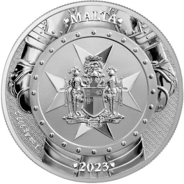 Srebrna Moneta Knights of the Past Germania Mint 1oz Malta 2023 | Ag 9999