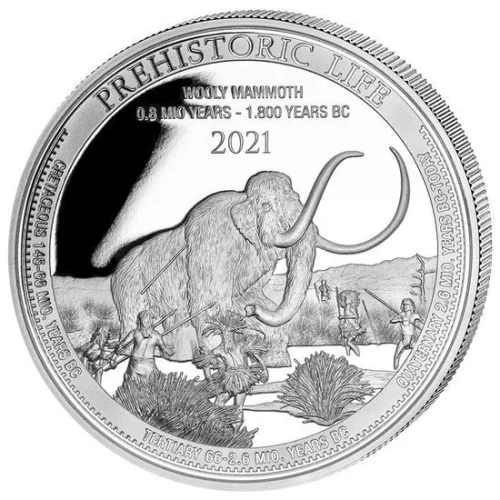 Congo: Prehistoric Life – Mamut 1 uncja Srebra 2021