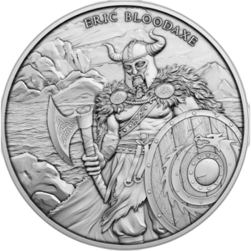 Srebrna Moneta Legendary Warriors Eric Bloodaxe 1 oz USA 2023 | Ag 999