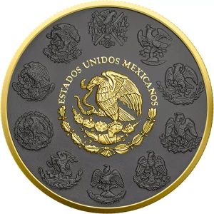 1-uncja-Mexican-Libertad-Golden-Ring-2024-Srebrna-moneta-REWERS Mexican Libertad: Golden Ring Kolor 1 uncja srebra 2024