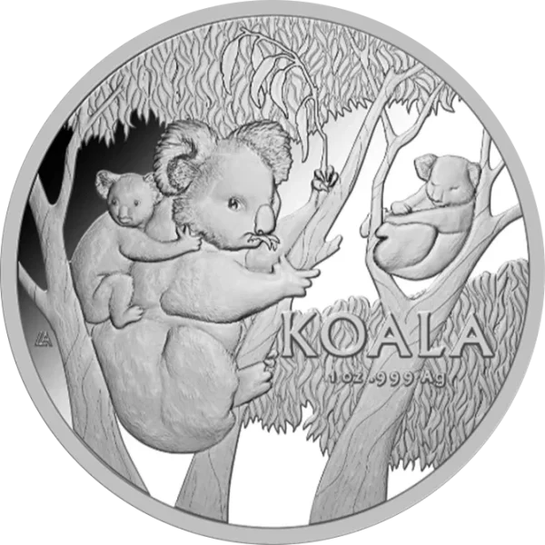 Australia-Koala-1-uncja-Srebra-2026-front-modified-w Srebrna Moneta Koala RAM 1oz Australia 2026 | Ag 999