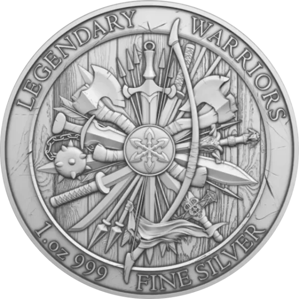 Srebrna Moneta Legendary Warriors Joan of Arc 1 oz USA 2024 | Ag 999