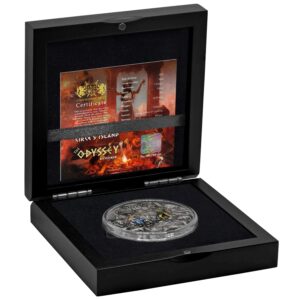 Carpathian Mint: Odyssey-Circes Island 3 uncje srebra 2023 - obrazek 3