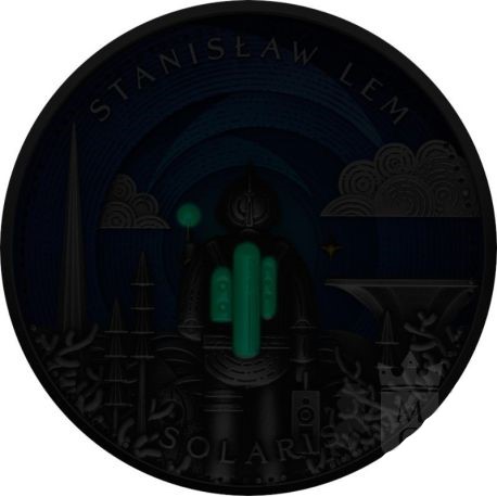 Mennica Gdańska :Solaris Stanisław Lem 2 uncje srebra 2022 - obrazek 3